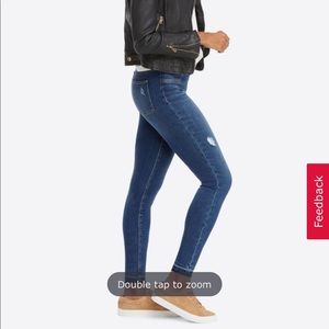 SPANX Ankle Distressed Skinny Jeans!